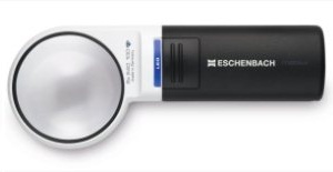 Eschenbach 1511-6 Hand Held Illuminated Magnifier Mobilux LED 6x